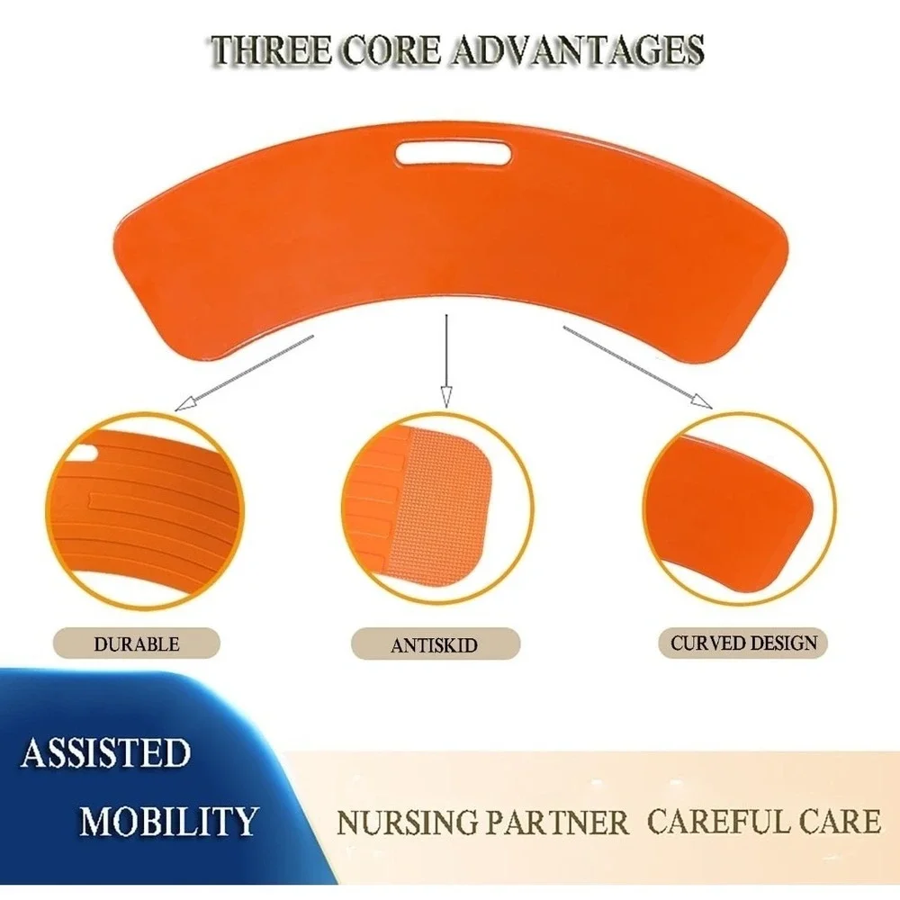 Patient Slide Transfer Board Mobility Assist Device, 440 Lbs Capacity Wheelchair